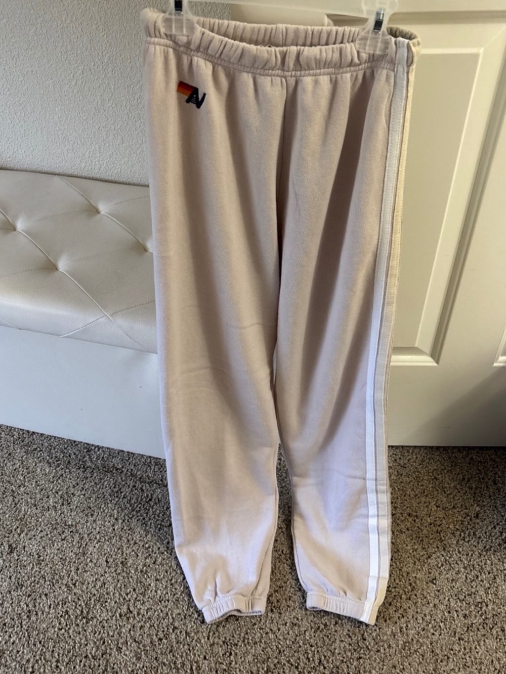 Aviator nation women’s five stripes sweatpants brand new size small